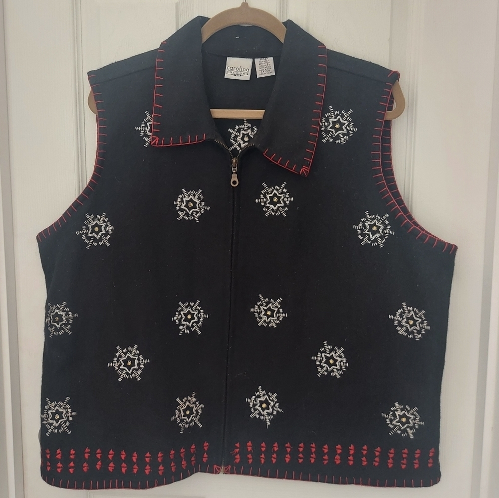 Carolina Colours Wool Blend Vest 18/20 - Picture 1 of 3